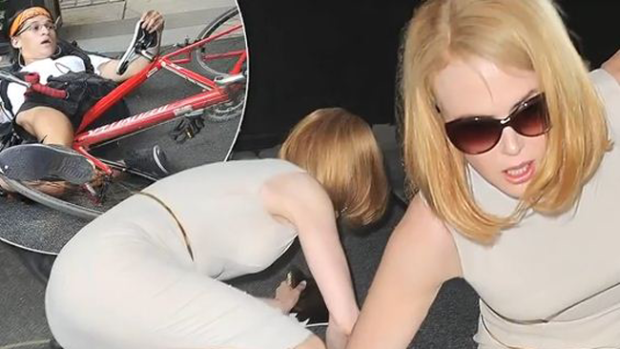 Video: Así arrolló paparazzi a Nicole Kidman