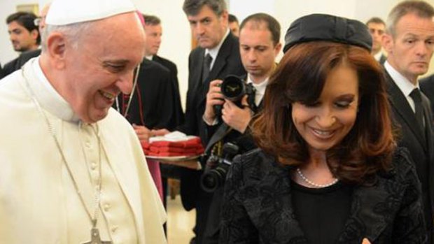 Video: La broma del Papa a Cristina Kirchner