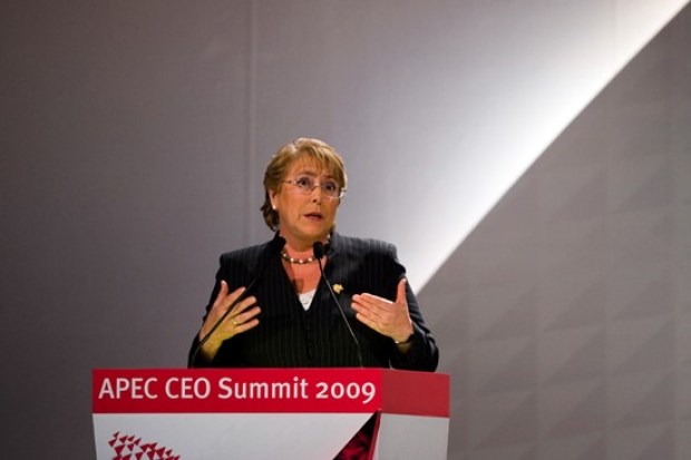 Video: Bachelet se proclama presidenta de Chile