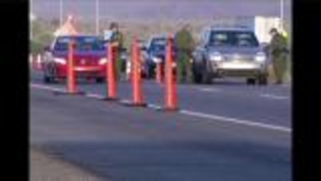 Retén migratorio entre Arizona y California