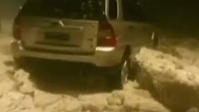 Cae rara tormenta de granizo en Brasil