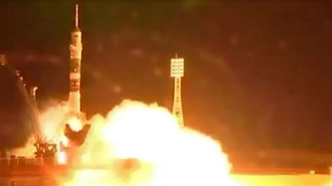 Soyuz despega con astronauta rusa